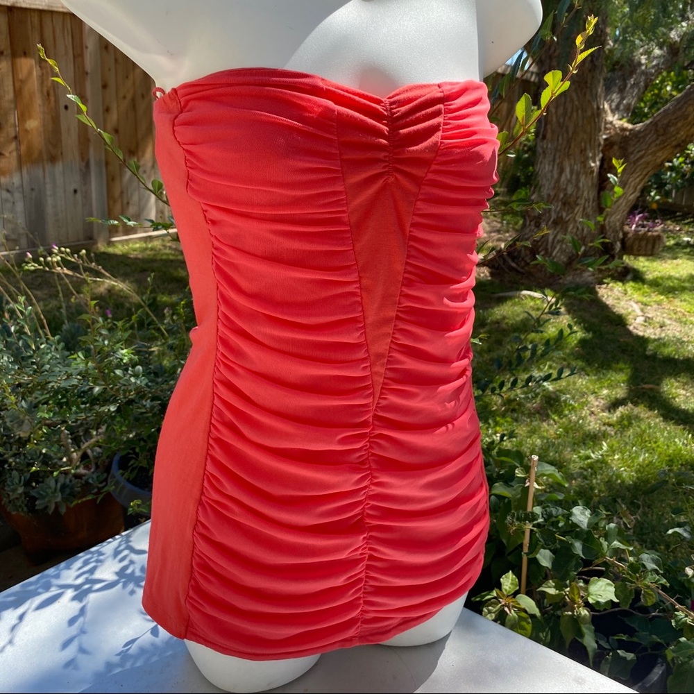 Free People Ruched Strapless Tube Top